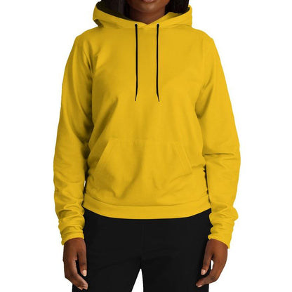 Mustard Yellow Hoodie (C0M25Y100K0) - Woman Front