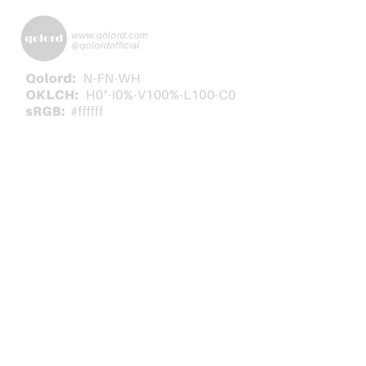 White Neutral | N-FN-WH