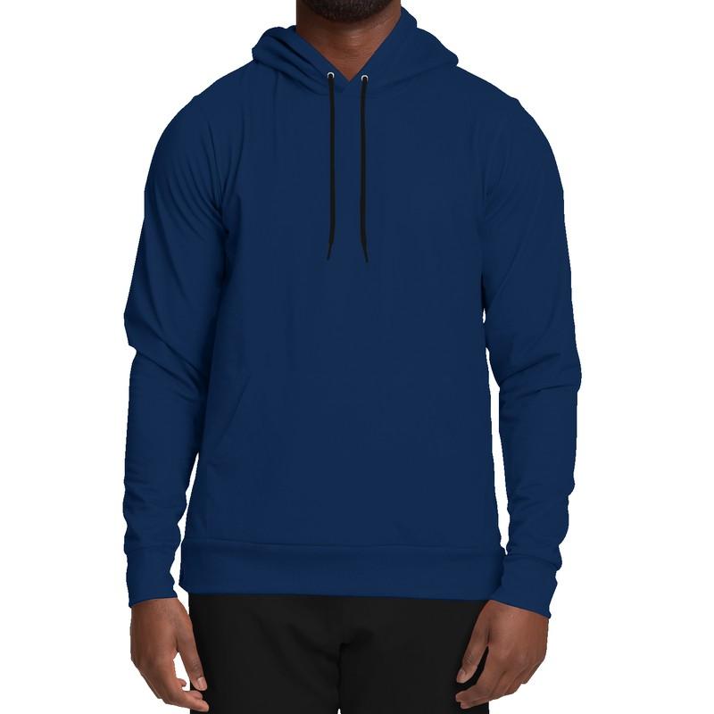 Navy Hoodie (C100M50Y0K80) - Man Front