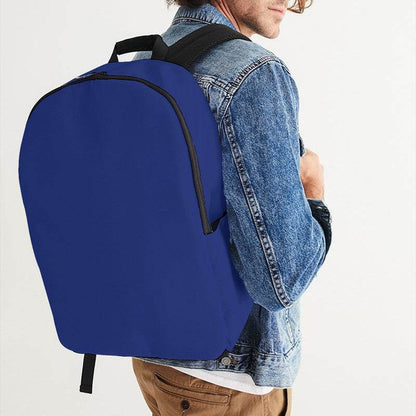 Navy Waterproof Backpack (I-CL-DE) - Man CloseUp
