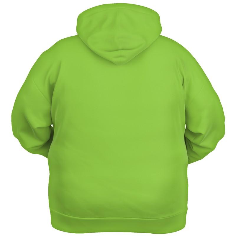 Neon Green Hoodie (C50M0Y100K0) - Ghost Back PLUS