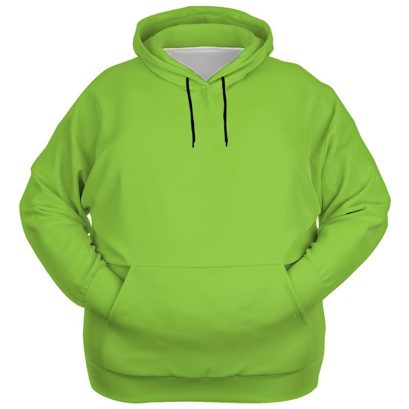 Neon Green Hoodie (C50M0Y100K0) - Ghost Front PLUS