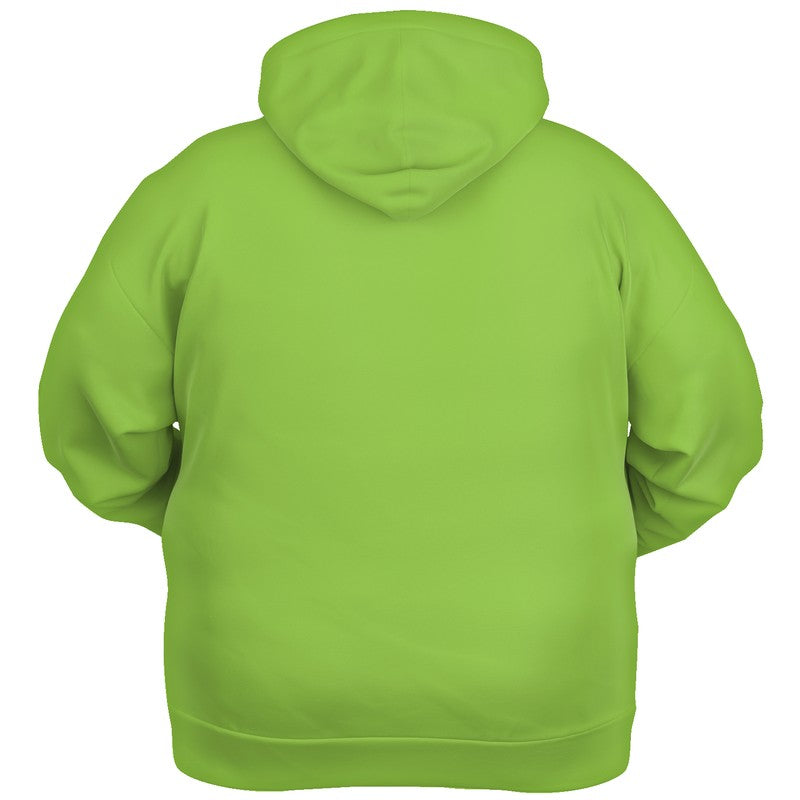 Neon Green Hoodie PLUS (GL3-BR-ME) - Ghost Back PLUS