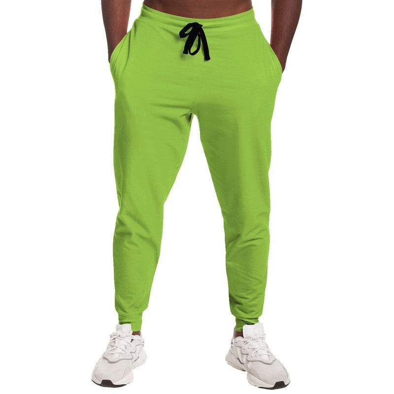 Neon Green Joggers (GL3-BR-ME) - Man Front