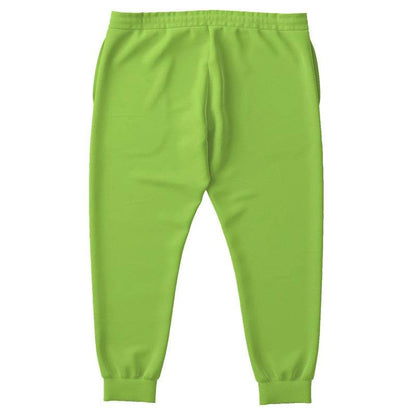 Neon Green Joggers PLUS (GL3-BR-ME) - Back PLUS