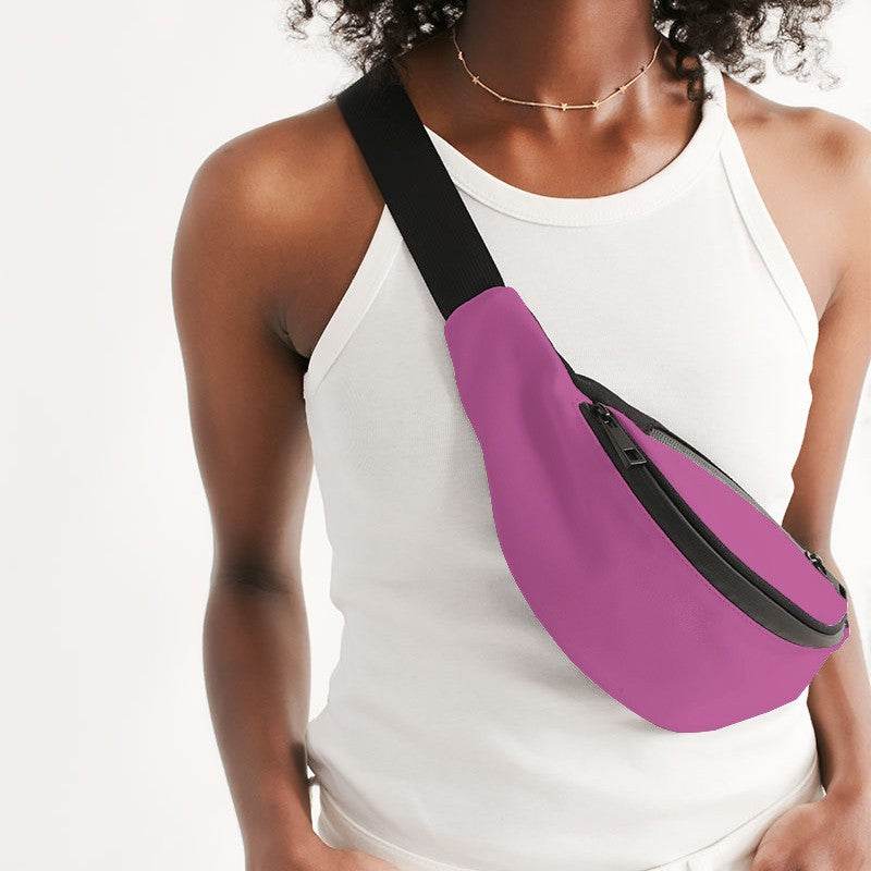 Neon Pink Belt Bag (PIM2-CL-LI) - Woman Front CloseUp