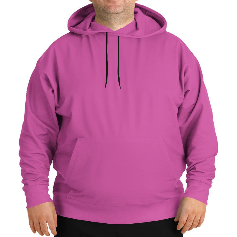Neon Pink Hoodie PLUS (PIM2-CL-LI) - Man Front PLUS