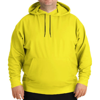 Neon Yellow Hoodie PLUS (LY2-BR-ME) - Man Front PLUS