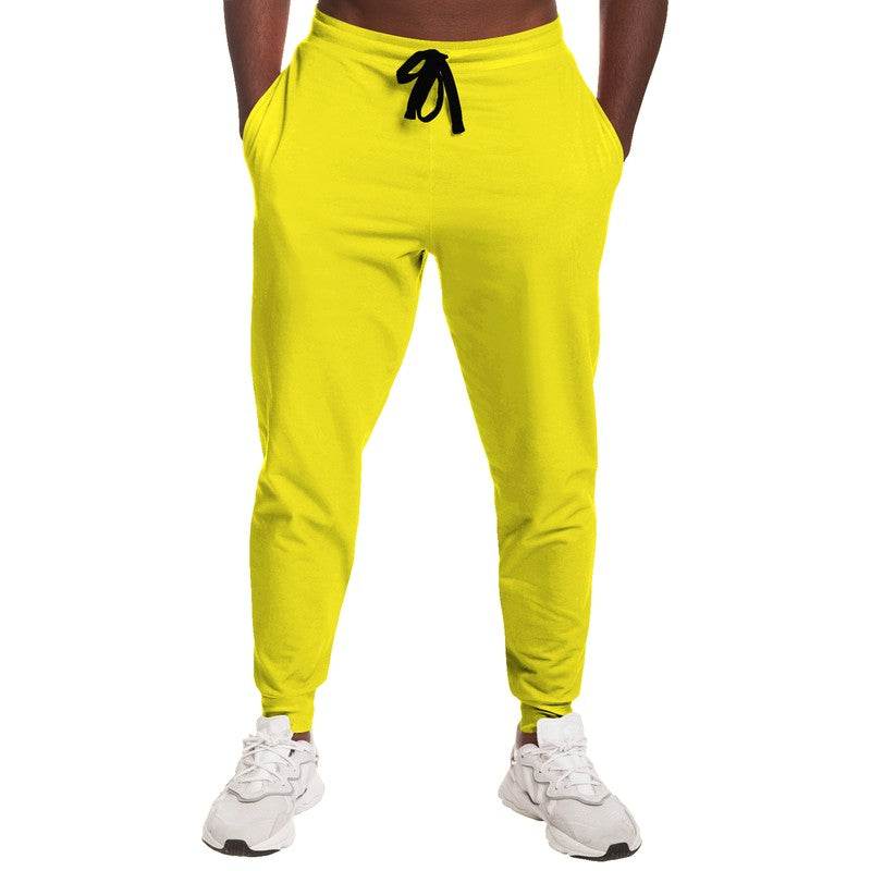 Neon Yellow Joggers (LY2-BR-ME) - Man Front