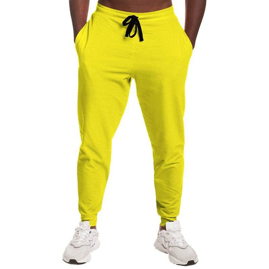 Neon Yellow Joggers (LY2-BR-ME) - Man Front