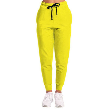 Neon Yellow Joggers (LY2-BR-ME) - Woman Front