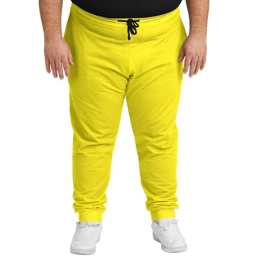 Neon Yellow Joggers PLUS (LY2-BR-ME) - Man Front PLUS