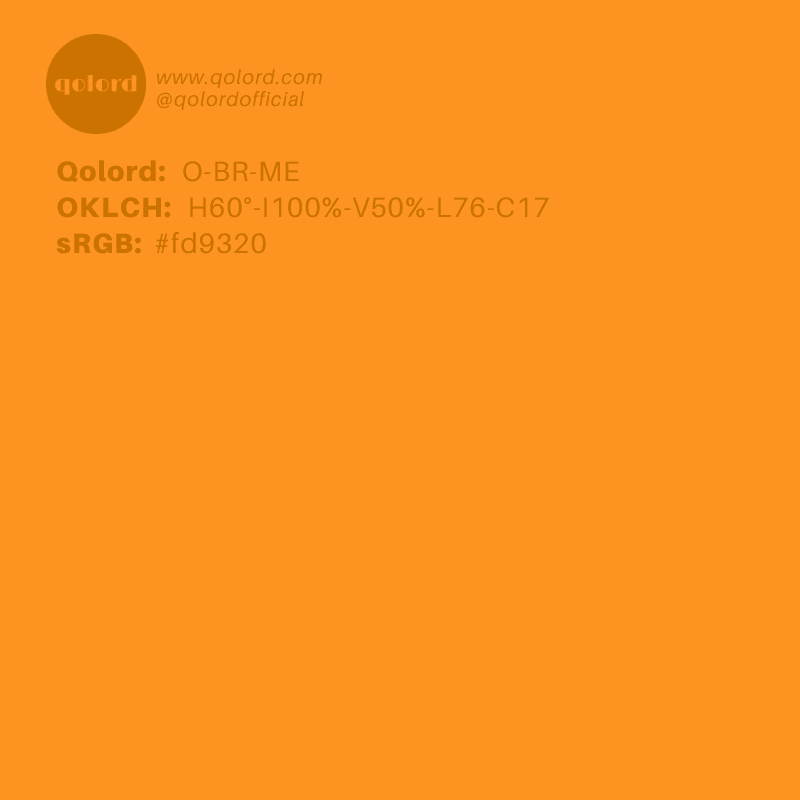 Bright Orange | O-BR-ME