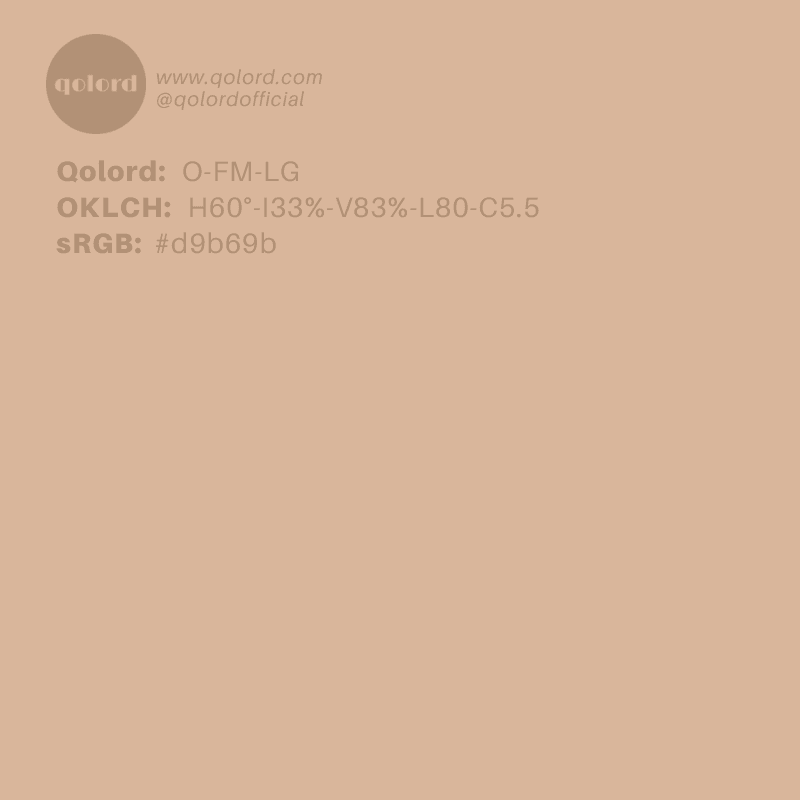 Lightened Fully-Muted Orange | O-FM-LG