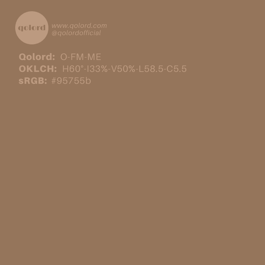 Medium Fully-Muted Orange | O-FM-ME