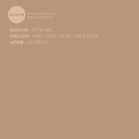 Medium-Light Fully-Muted Orange | O-FM-ML