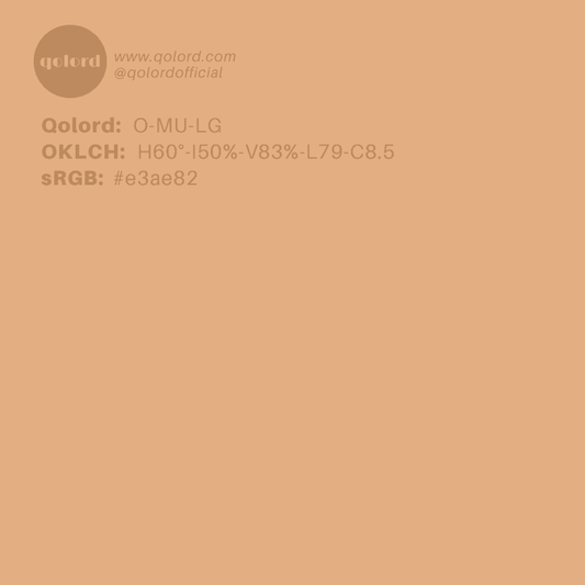 Lightened Muted Orange | O-MU-LG