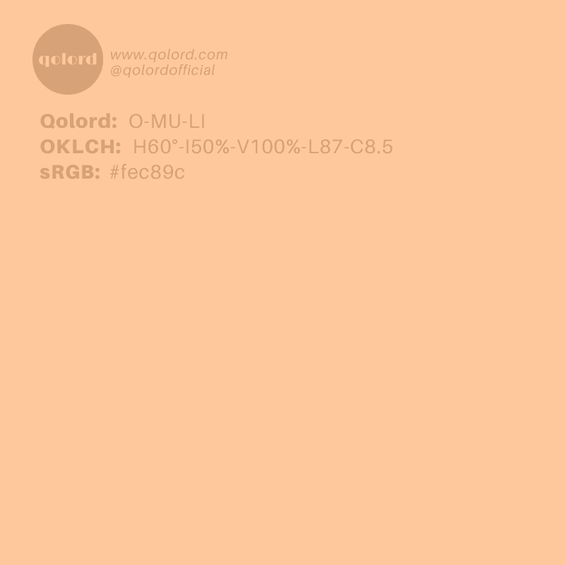Light Muted Orange | O-MU-LI
