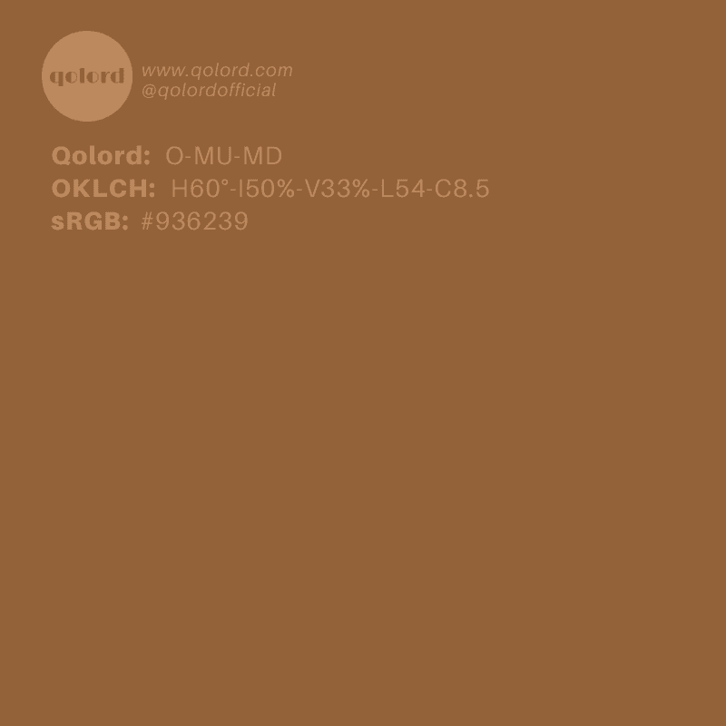 Medium-Dark Muted Orange | O-MU-MD