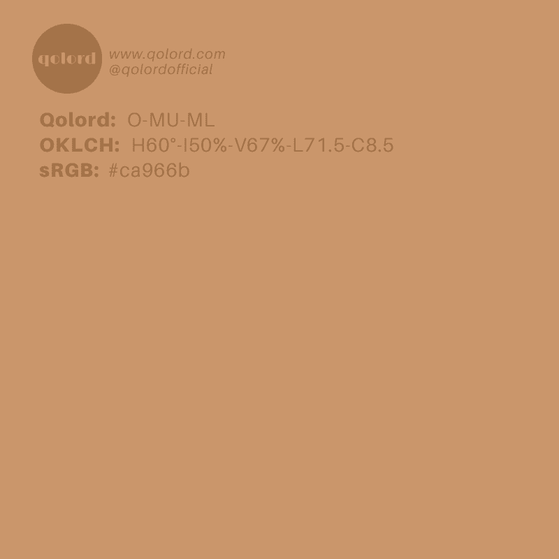 Medium-Light Muted Orange | O-MU-ML