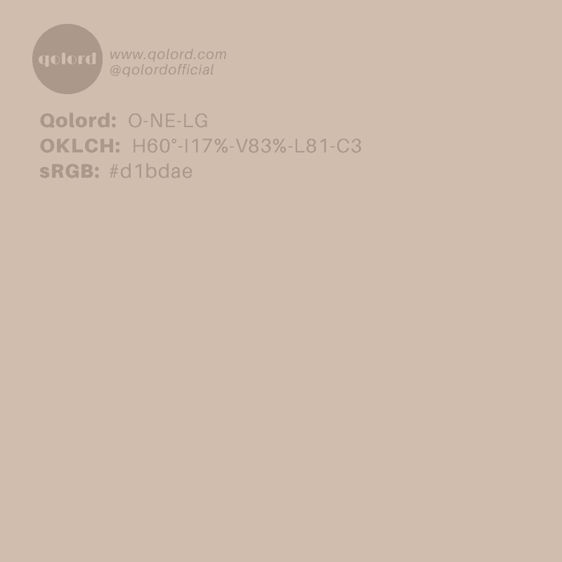 Lightened Neutral Orange | O-NE-LG