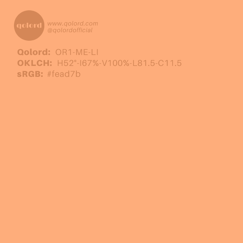 Light Medium Orange | OR1-ME-LI