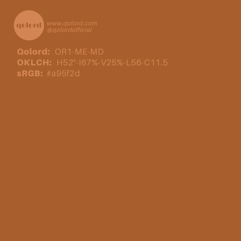 Medium-Dark Medium Orange | OR1-ME-MD