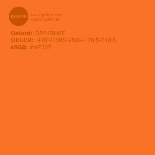 Bright Orange | OR2-BR-ME