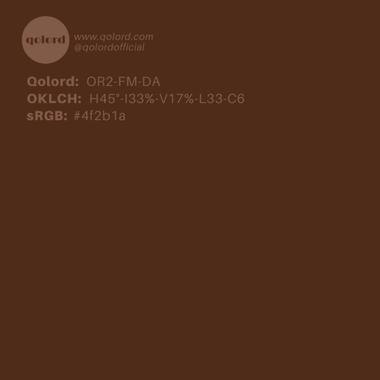 Dark Fully-Muted Orange | OR2-FM-DA