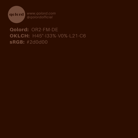 Deep Fully-Muted Orange | OR2-FM-DE