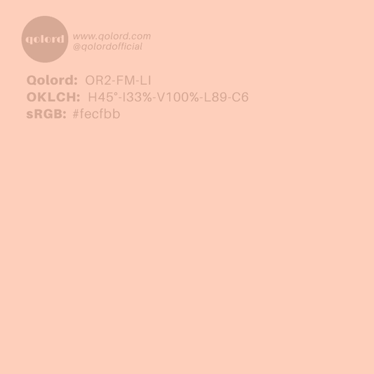 Light Fully-Muted Orange | OR2-FM-LI