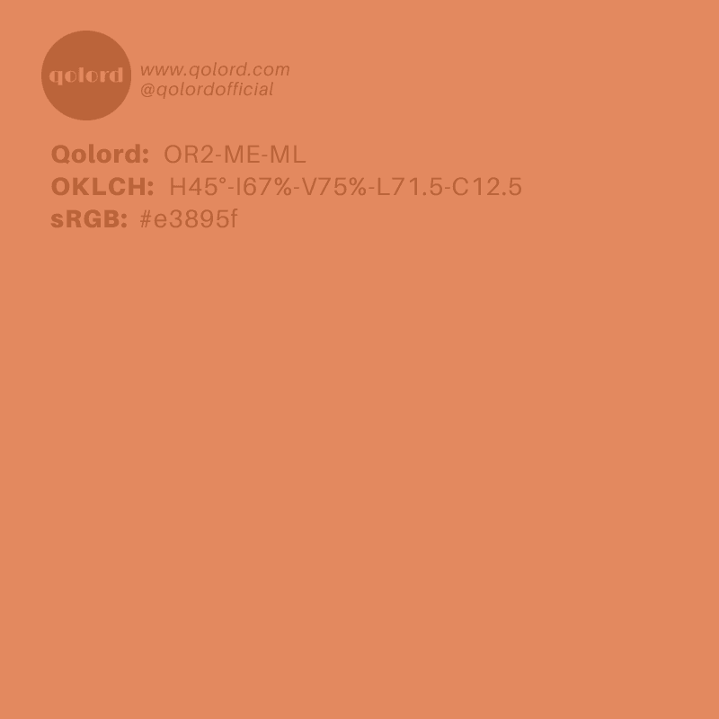 Medium-Light Medium Orange | OR2-ME-ML