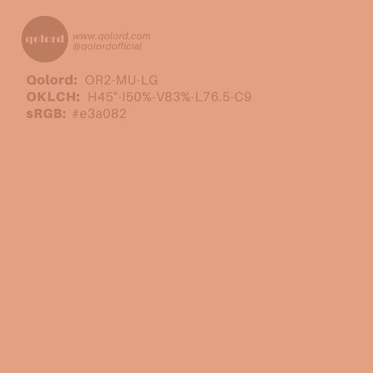 Lightened Muted Orange | OR2-MU-LG