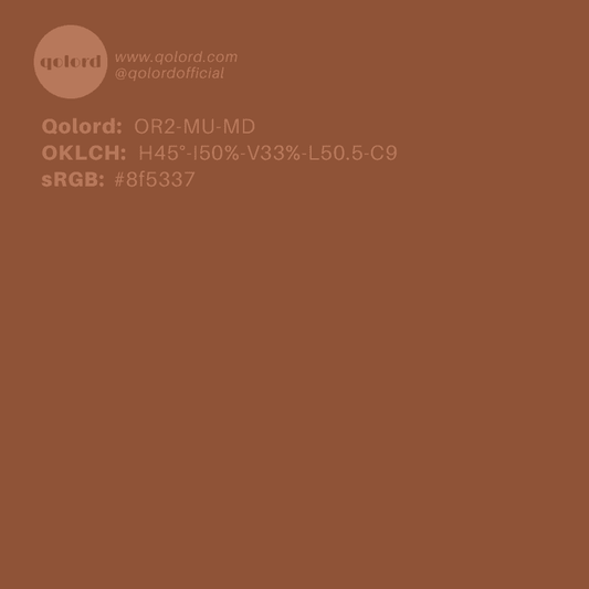 Medium-Dark Muted Orange | OR2-MU-MD