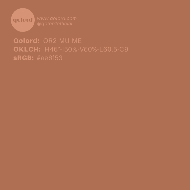 Medium Muted Orange | OR2-MU-ME