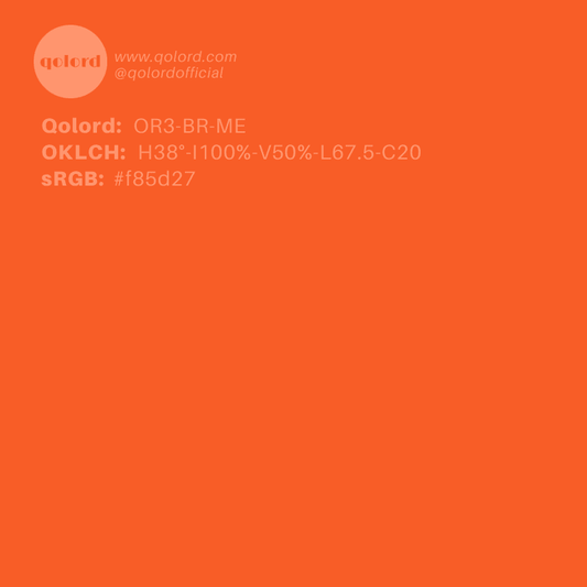 Bright Orange | OR3-BR-ME