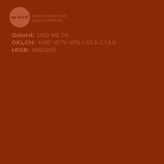 Deep Medium Orange | OR3-ME-DE