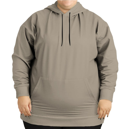 Oatmeal Hoodie PLUS (YO2-NE-ML) - Woman Front PLUS
