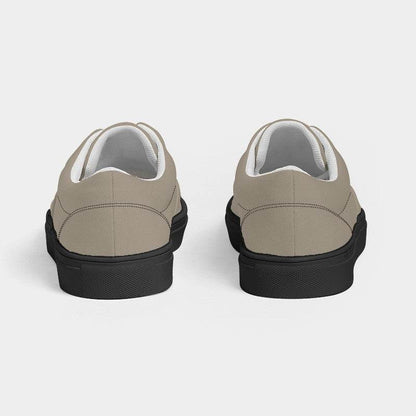 Oatmeal Women's Canvas Sneakers (YO2-NE-ML) - Back