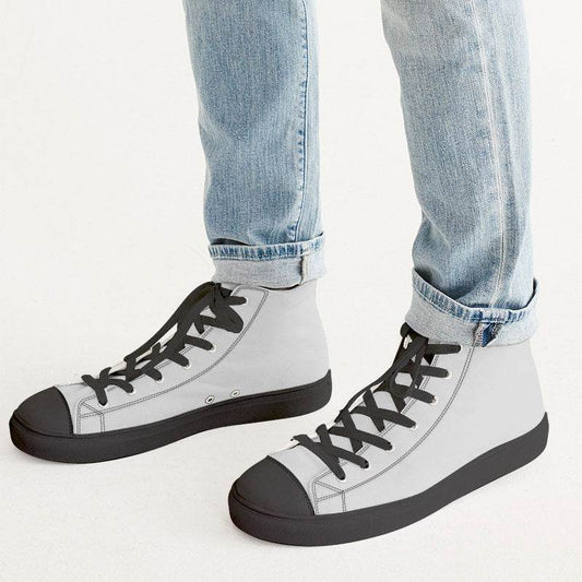 Off-White Men's High-Top Canvas Sneakers (N-FN-LI) - Man CloseUp