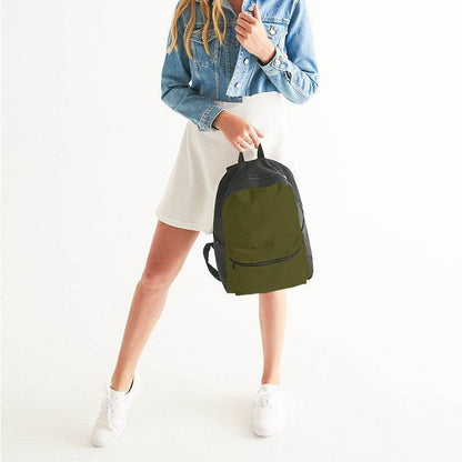 Olive Canvas Backpack (LY2-FM-DA) - Woman