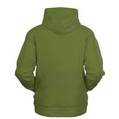 Olive Green Hoodie (L-MU-DA) - Ghost Back