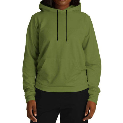 Olive Green Hoodie (L-MU-DA) - Woman Front