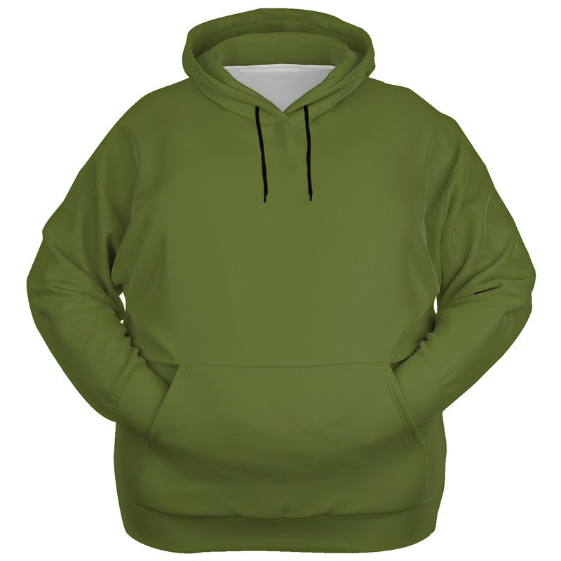 Olive Green Hoodie PLUS (L-MU-DA) - Ghost Front PLUS