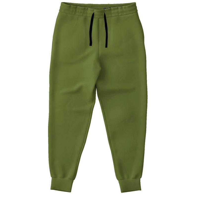 Olive Green Joggers (L-MU-DA) - Front