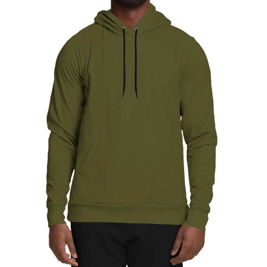 Olive Hoodie (LY2-FM-DA) - Man Front