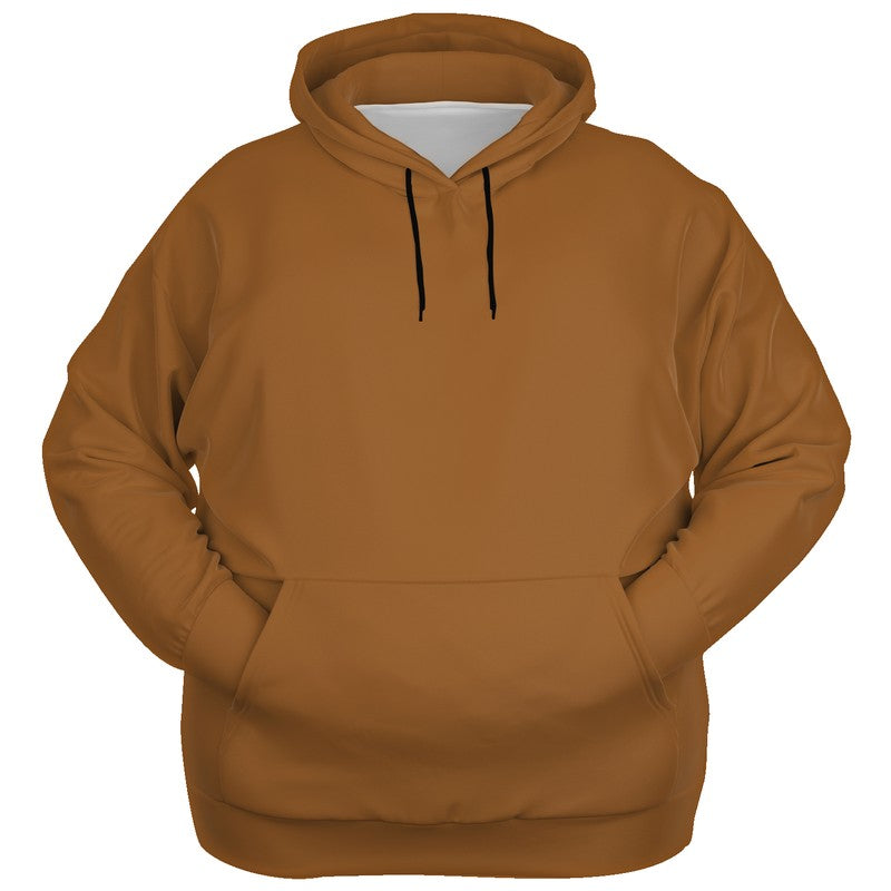 Orange-Brown Hoodie PLUS (O-ME-DE) - Ghost Front PLUS