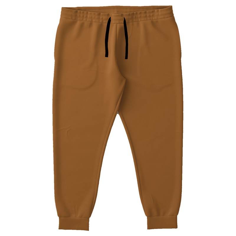 Orange-Brown Joggers PLUS (O-ME-DE) - Front PLUS