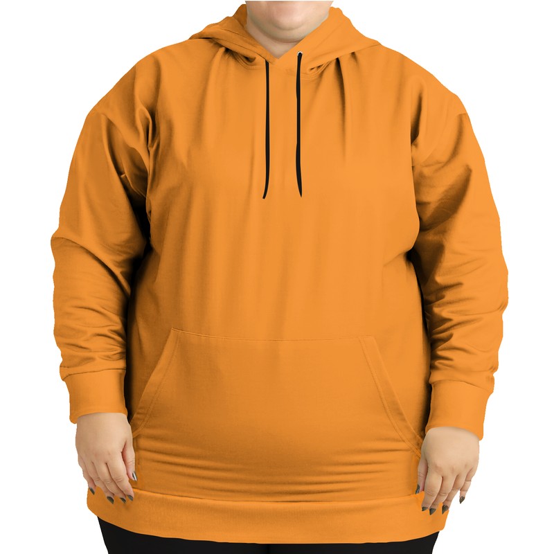 Orange Hoodie PLUS (O-BR-ME) - Woman Front PLUS
