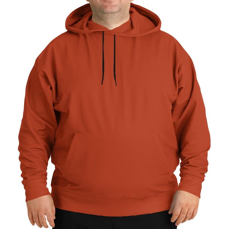 Orange Pullover Hoodie (C0M88Y100K30) - Man Front PLUS